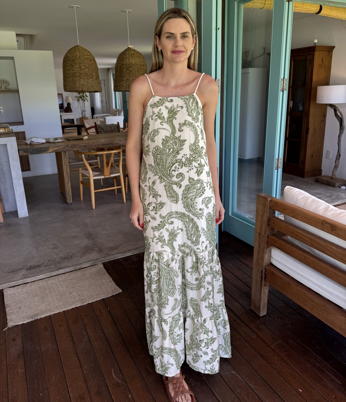 Vestido Estampado Gardênia Vestido Estampado Gardênia