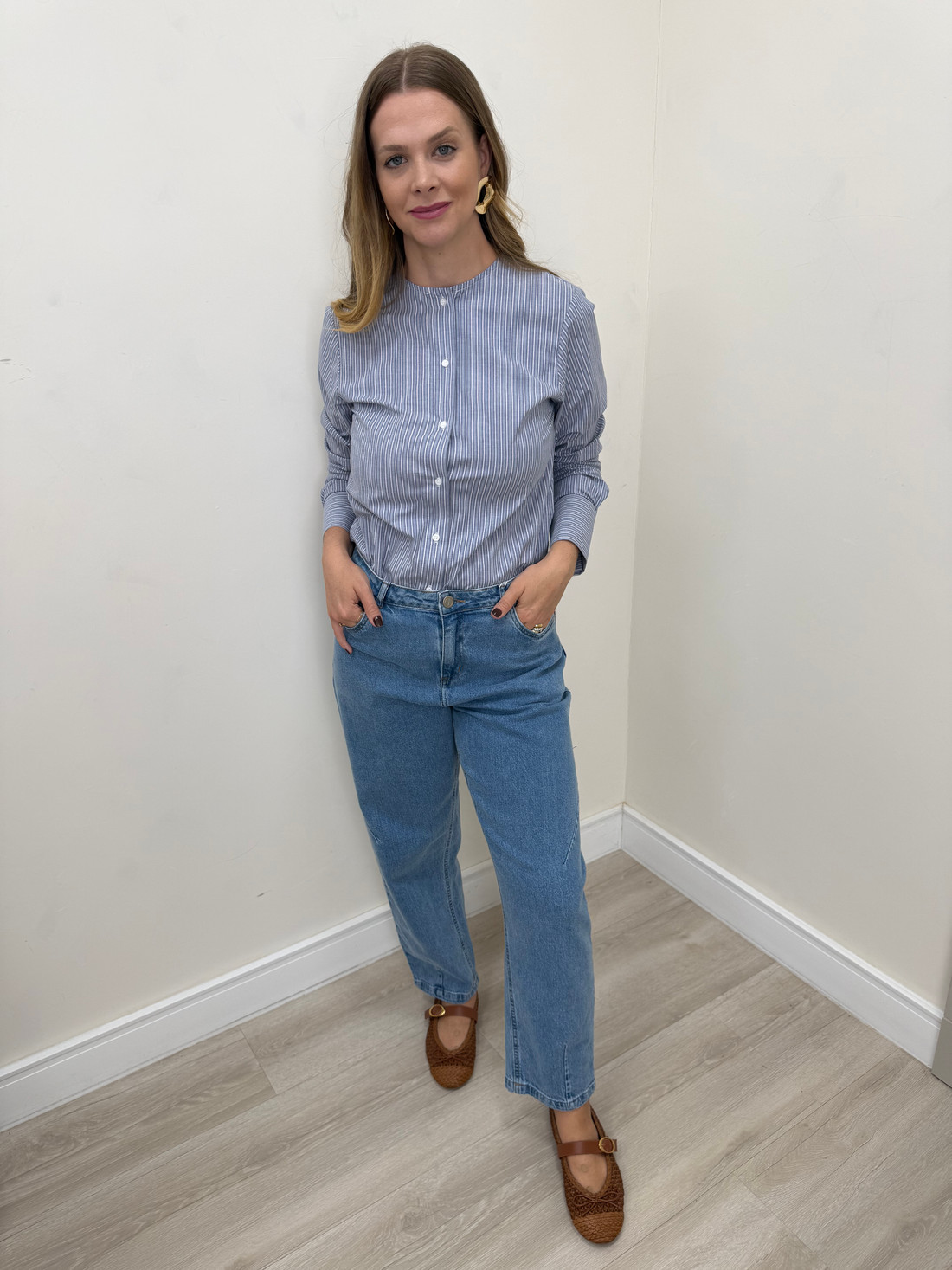 Calça Jeans Balloon Clara Calça Jeans Balloon Clara