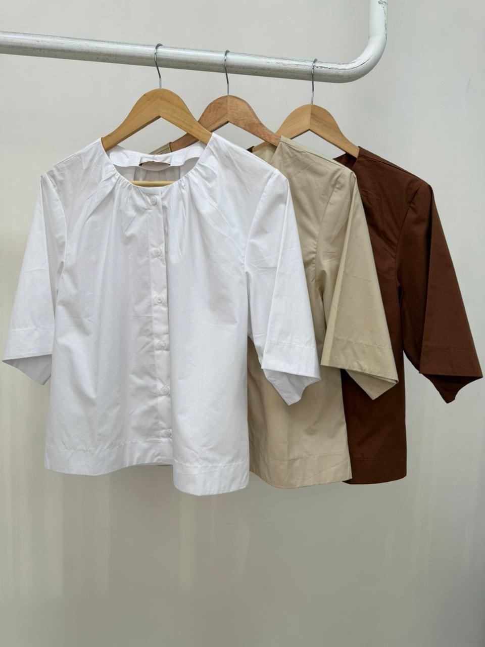 Camisa de Tricoline Charlotte Camisa de Tricoline Charlotte