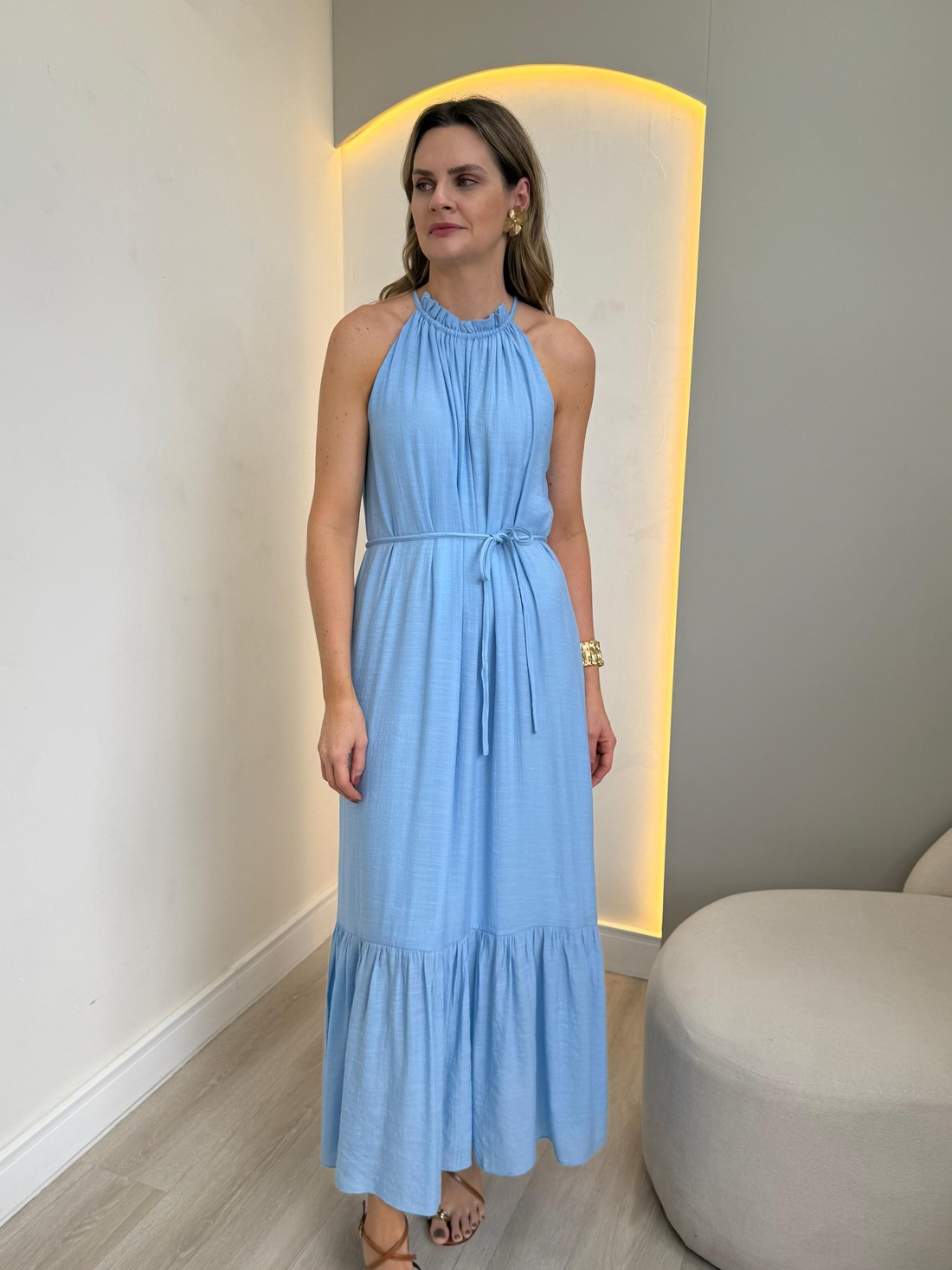 Vestido com Amarração Luma Vestido com Amarração Luma