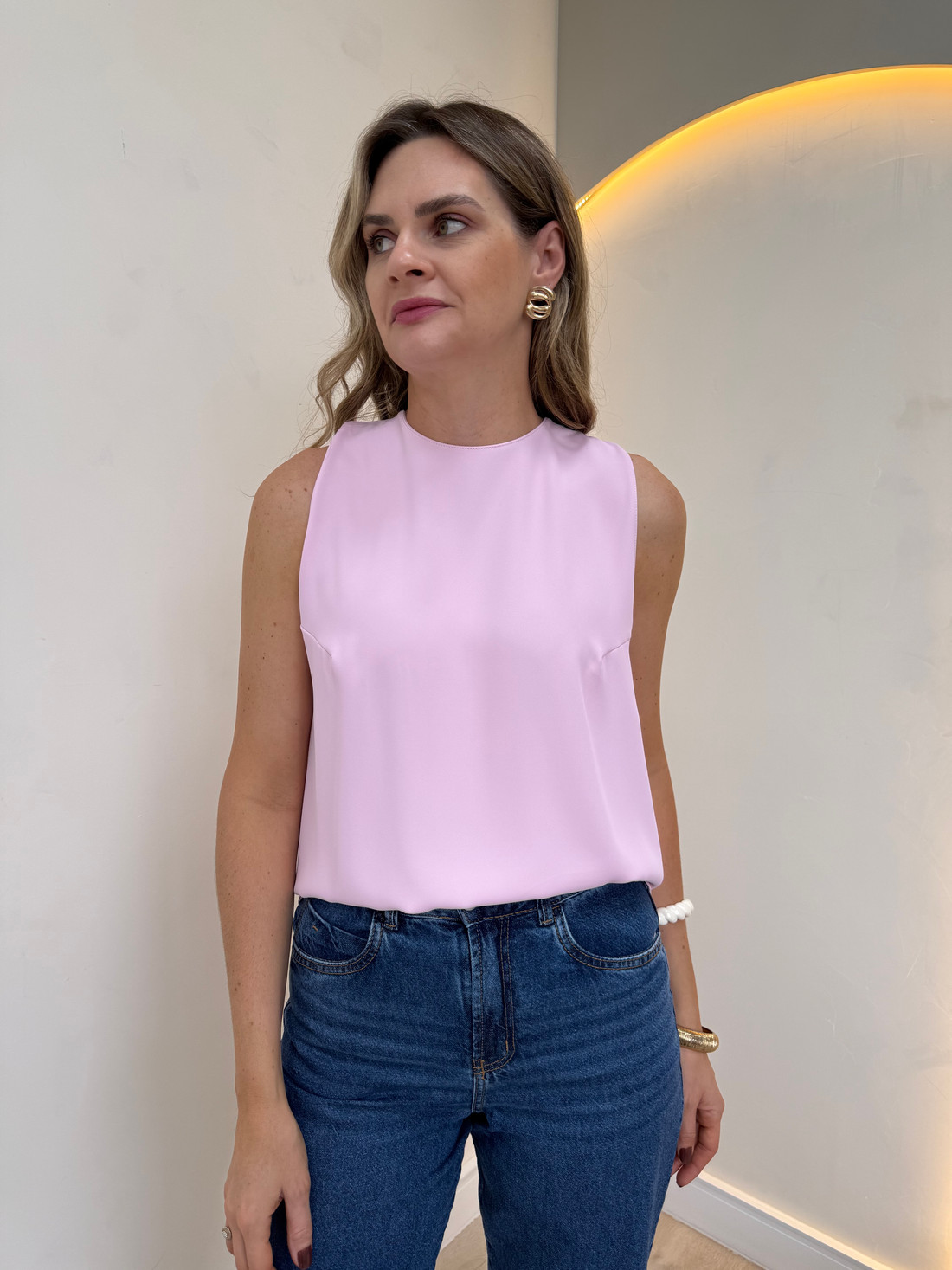 Blusa em Alfaiataria Glow Blusa em Alfaiataria Glow