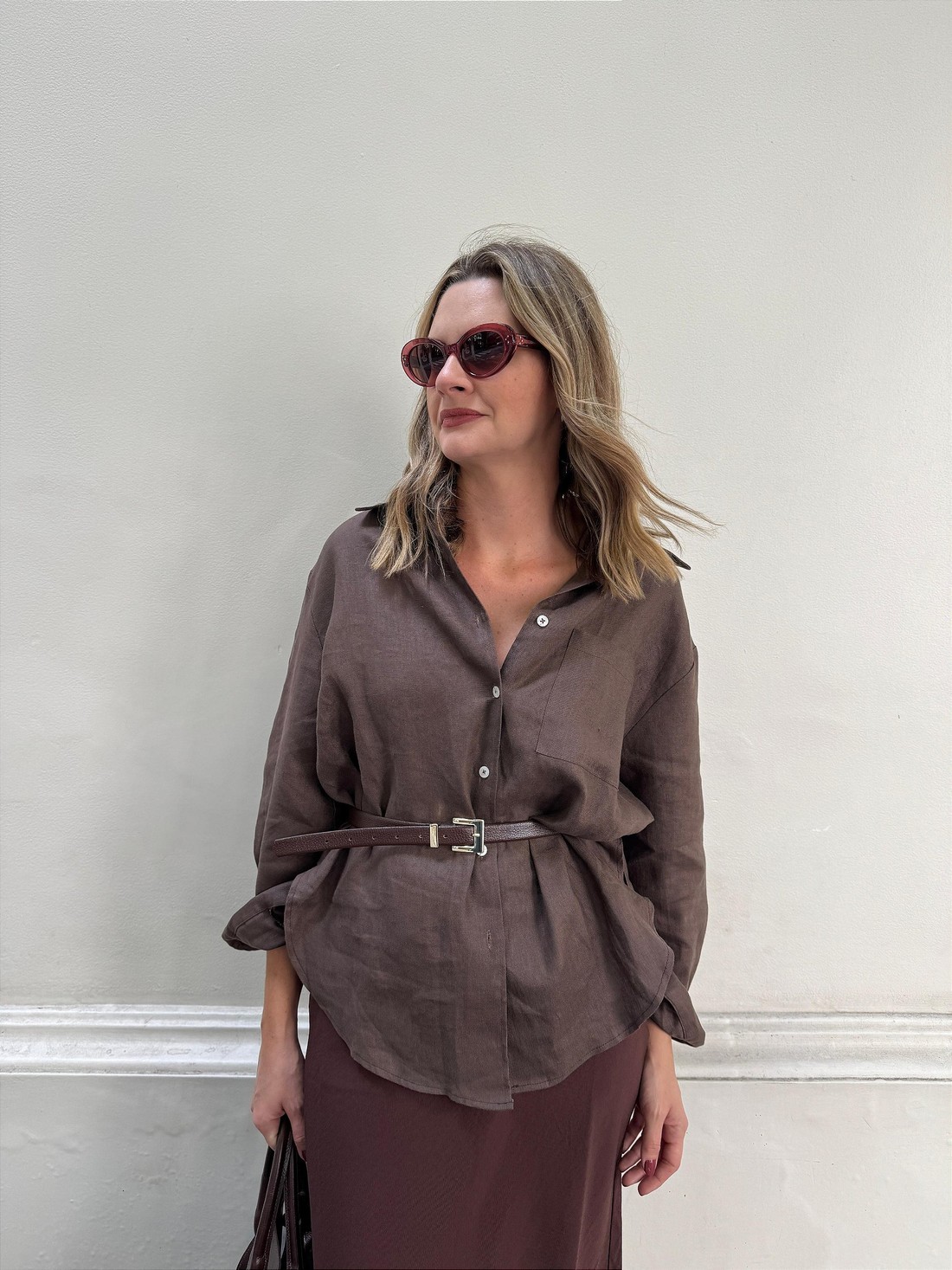 Camisa de linho Bethany Camisa de linho Bethany