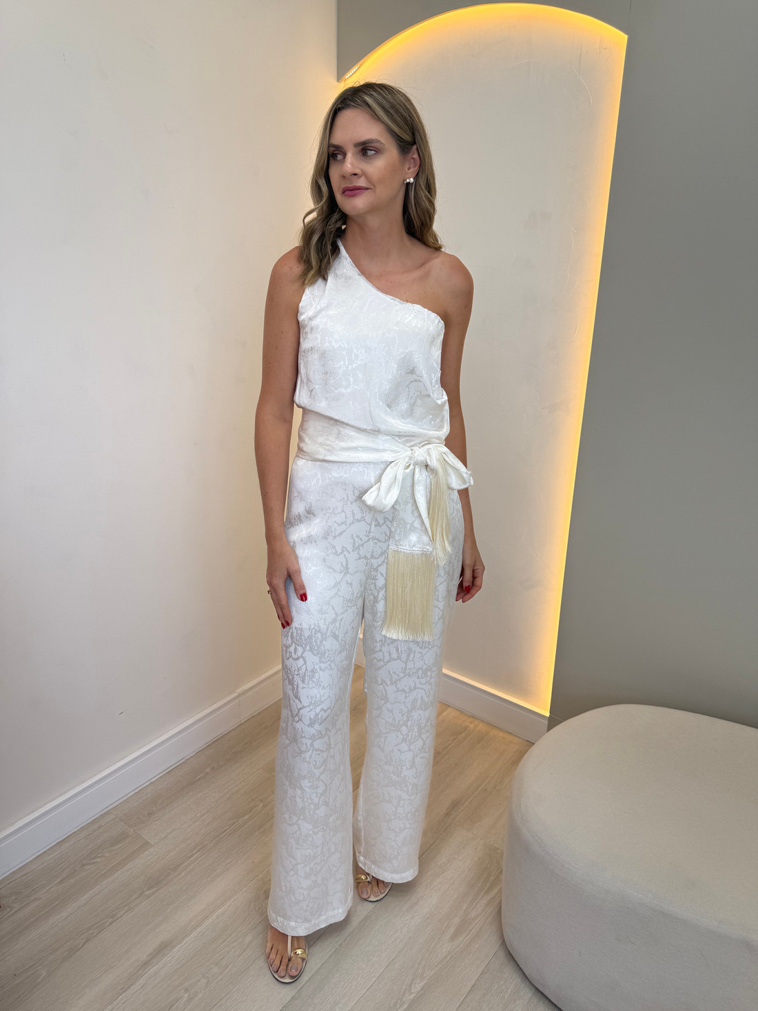 Macacão com Faixa Fiorella