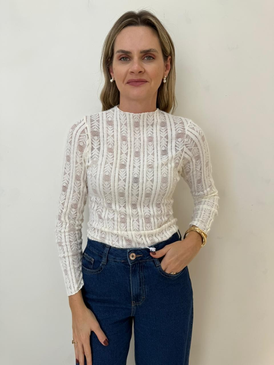 Blusa de Renda Lorena