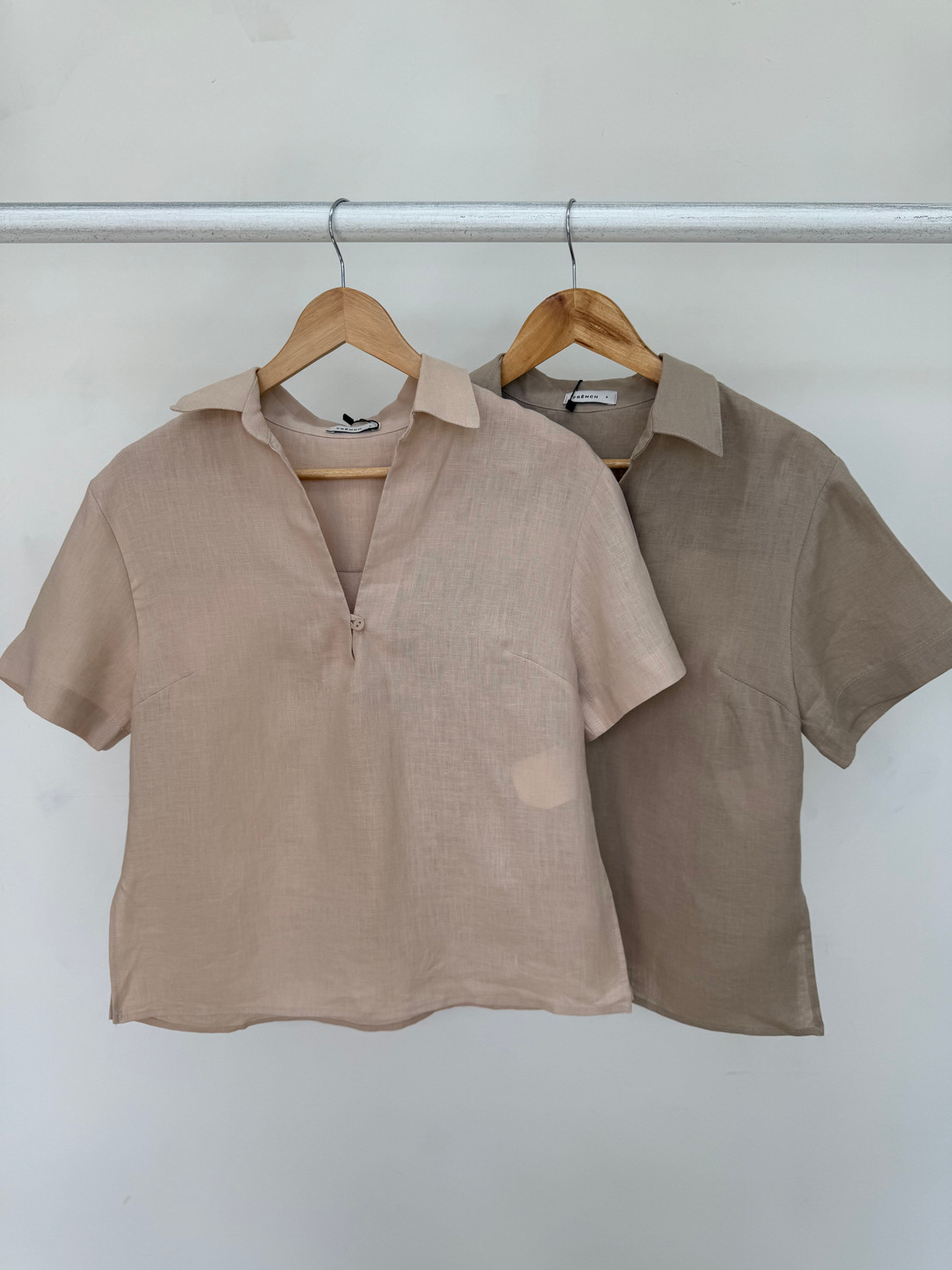 Blusa Polo de Linho Cindy Blusa Polo de Linho Cindy