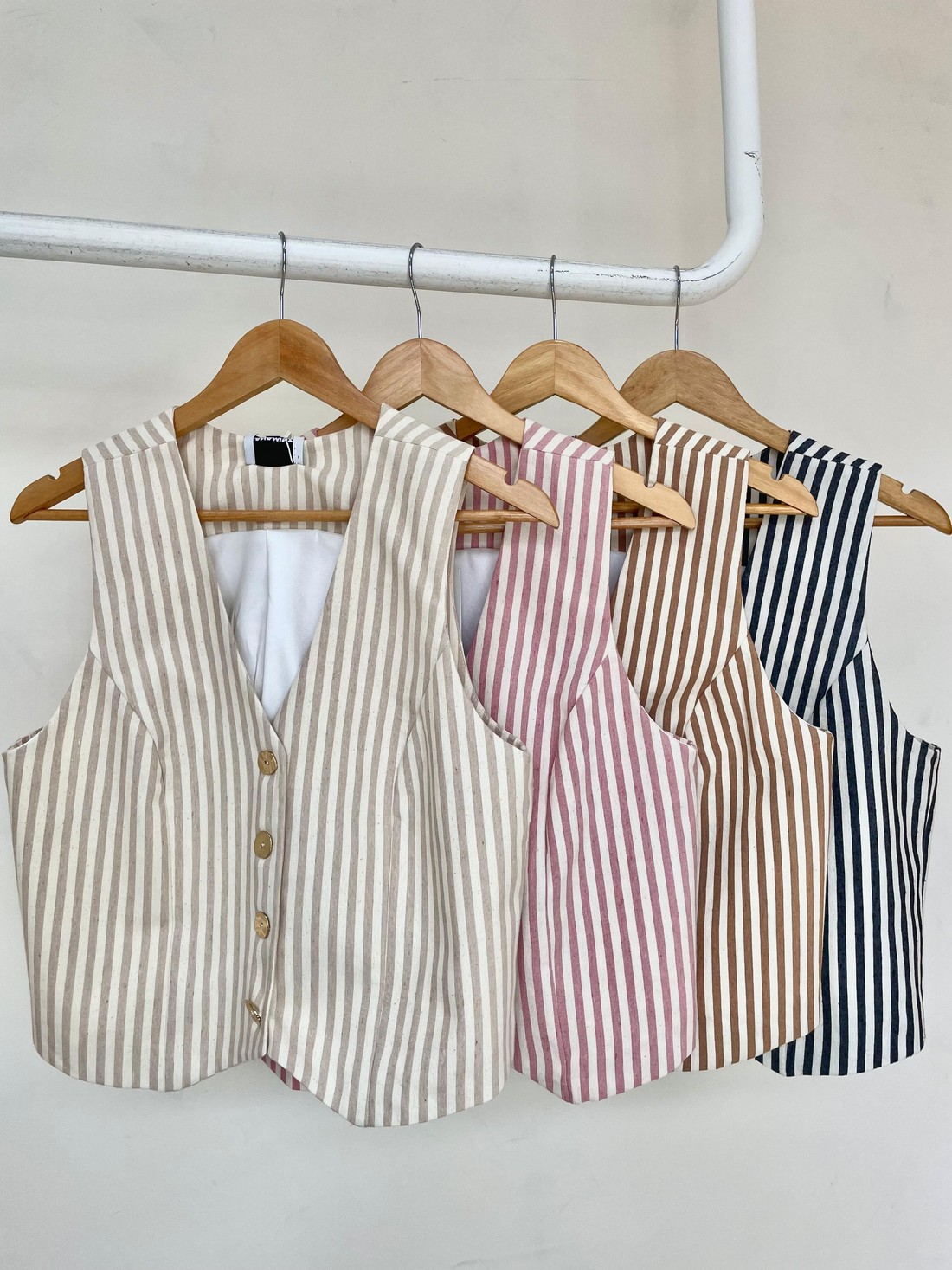 Colete Listrado Malia