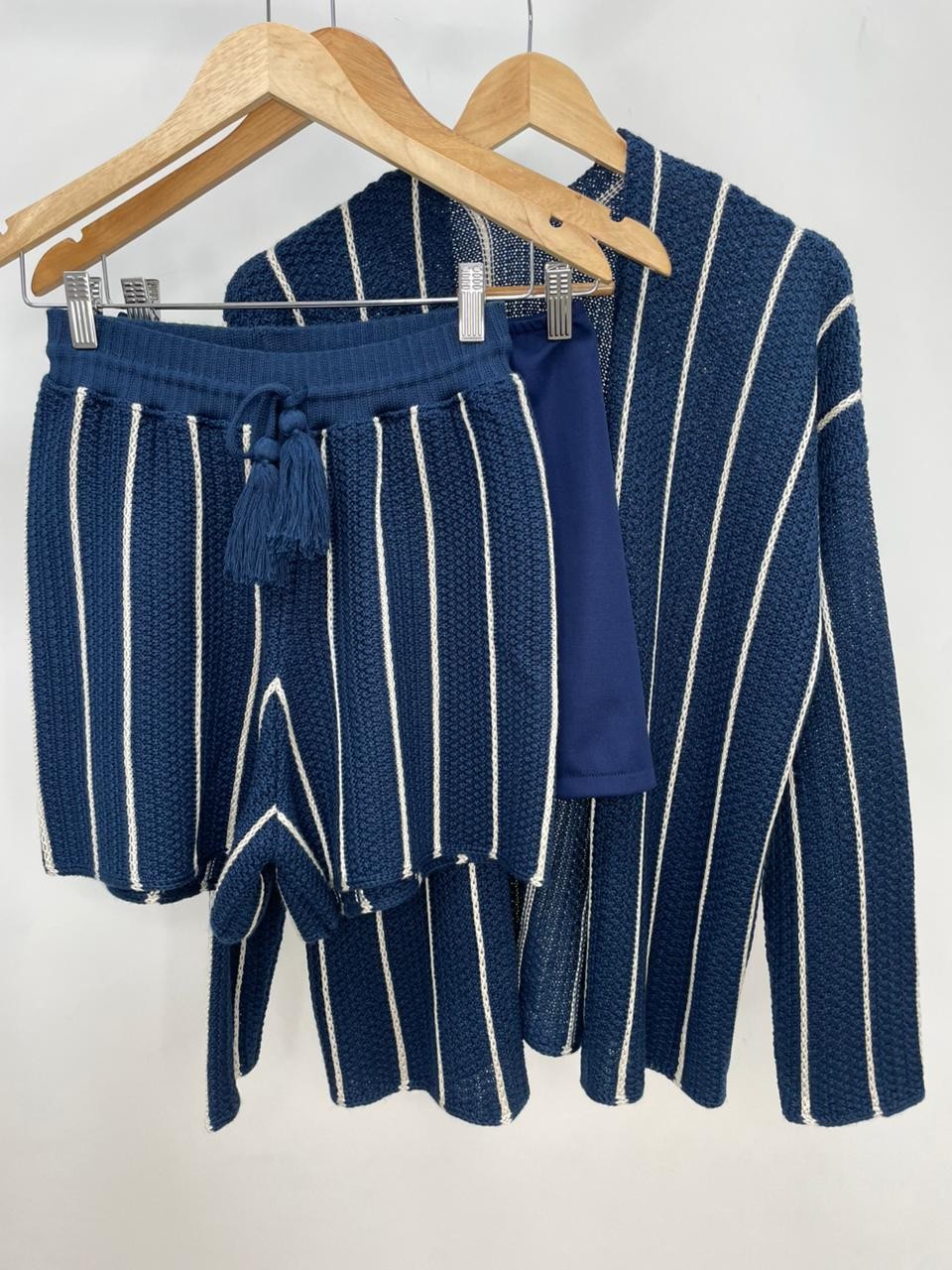 Conjunto de Tricot Listrado Isabela