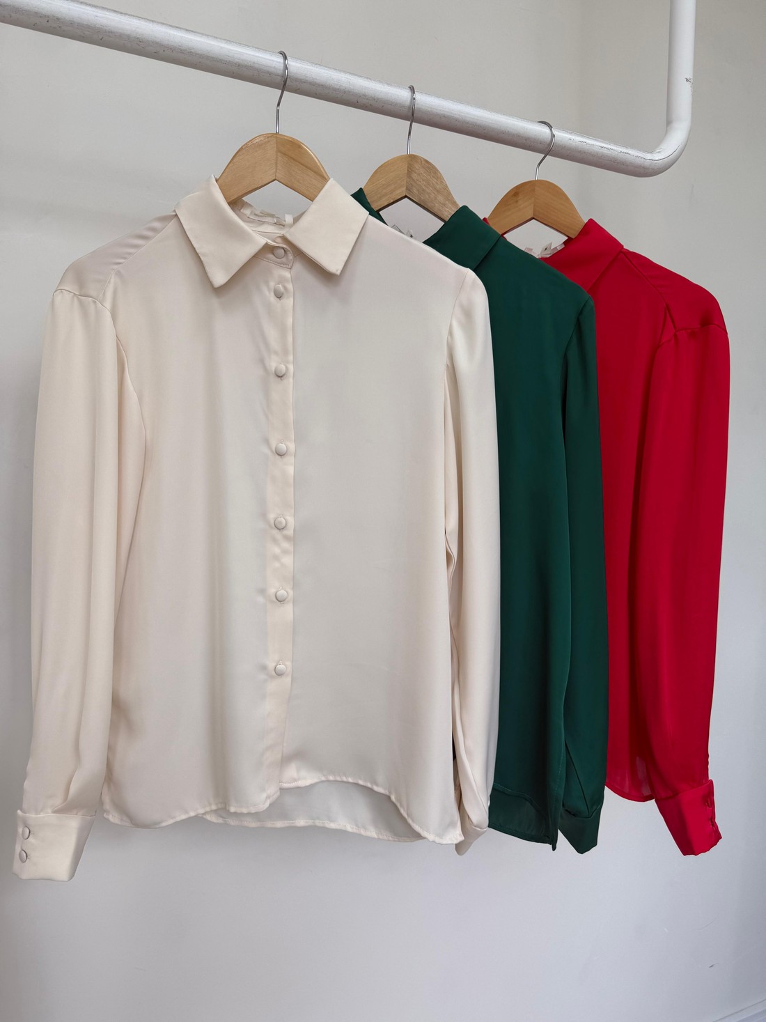 Camisa de Cetim Rory Camisa de Cetim Rory