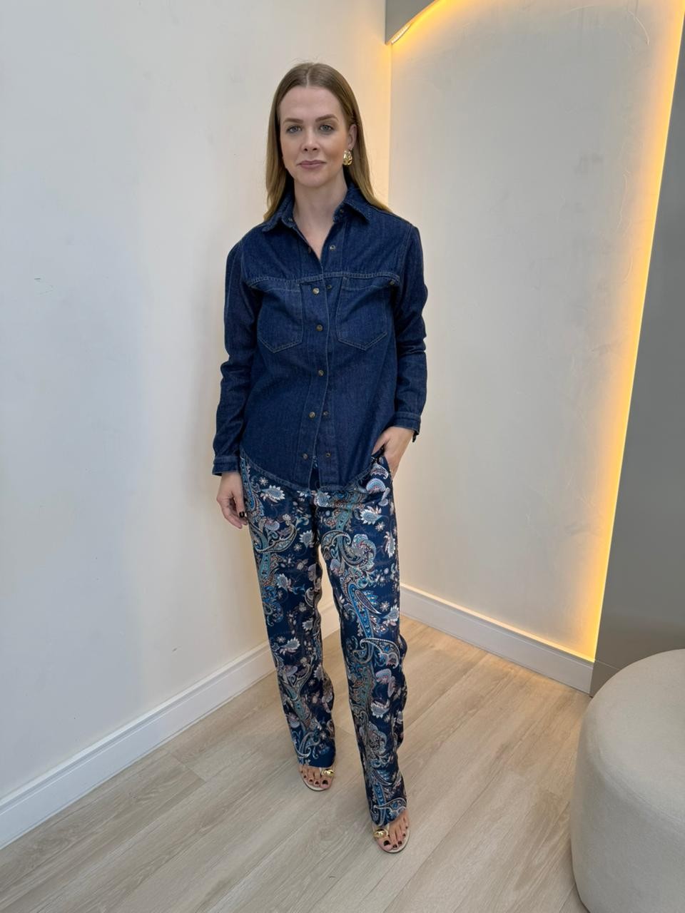 Camisa Jeans Cindy Camisa Jeans Cindy