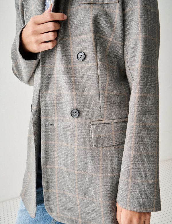 Blazer em Alfaiataria Gales Blazer em Alfaiataria Gales