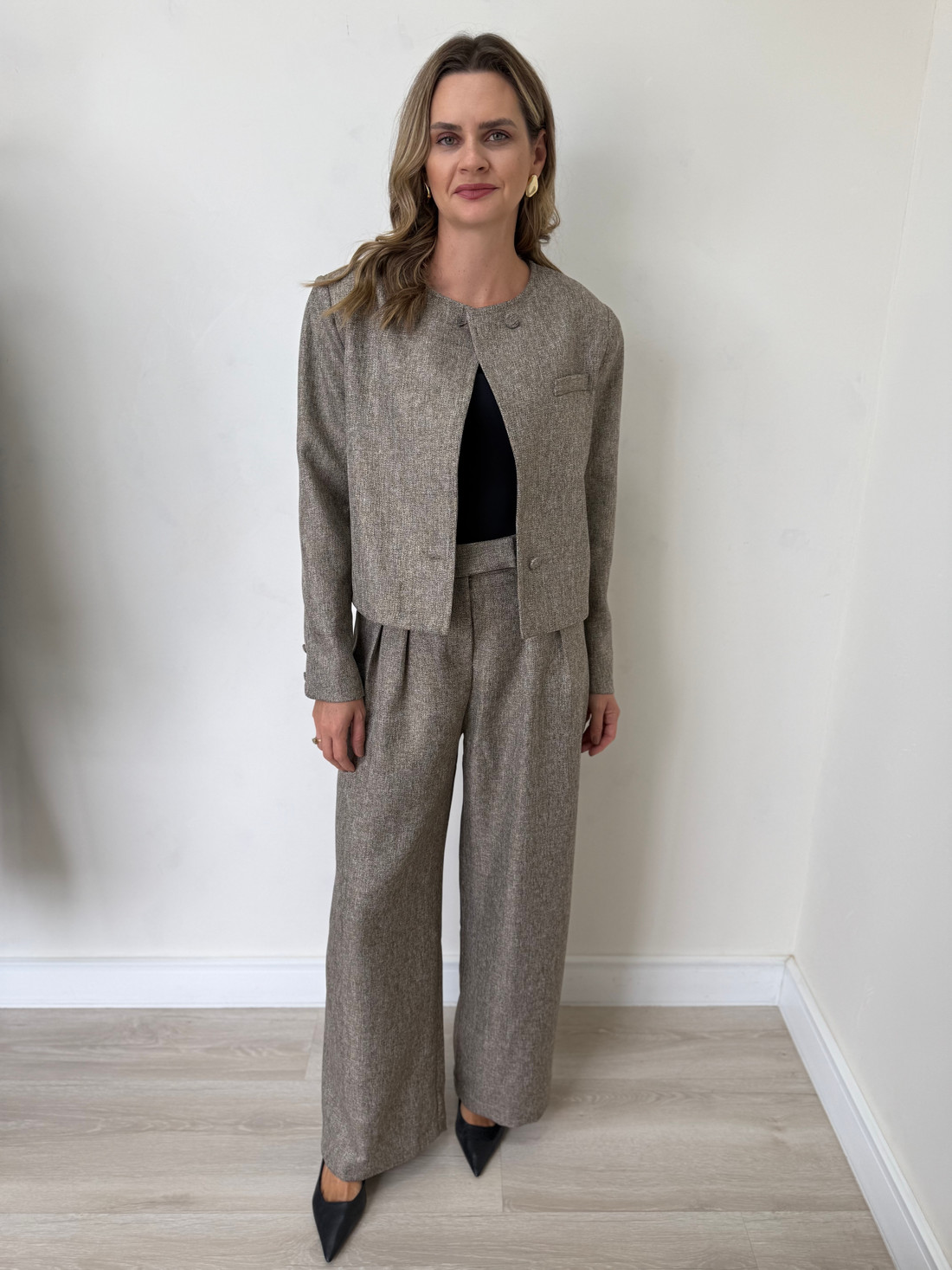 Calça com Pregas Milano Calça com Pregas Milano