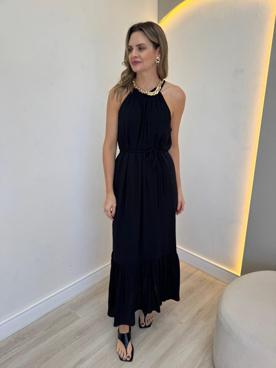 Vestido com Amarração Luma Vestido com Amarração Luma