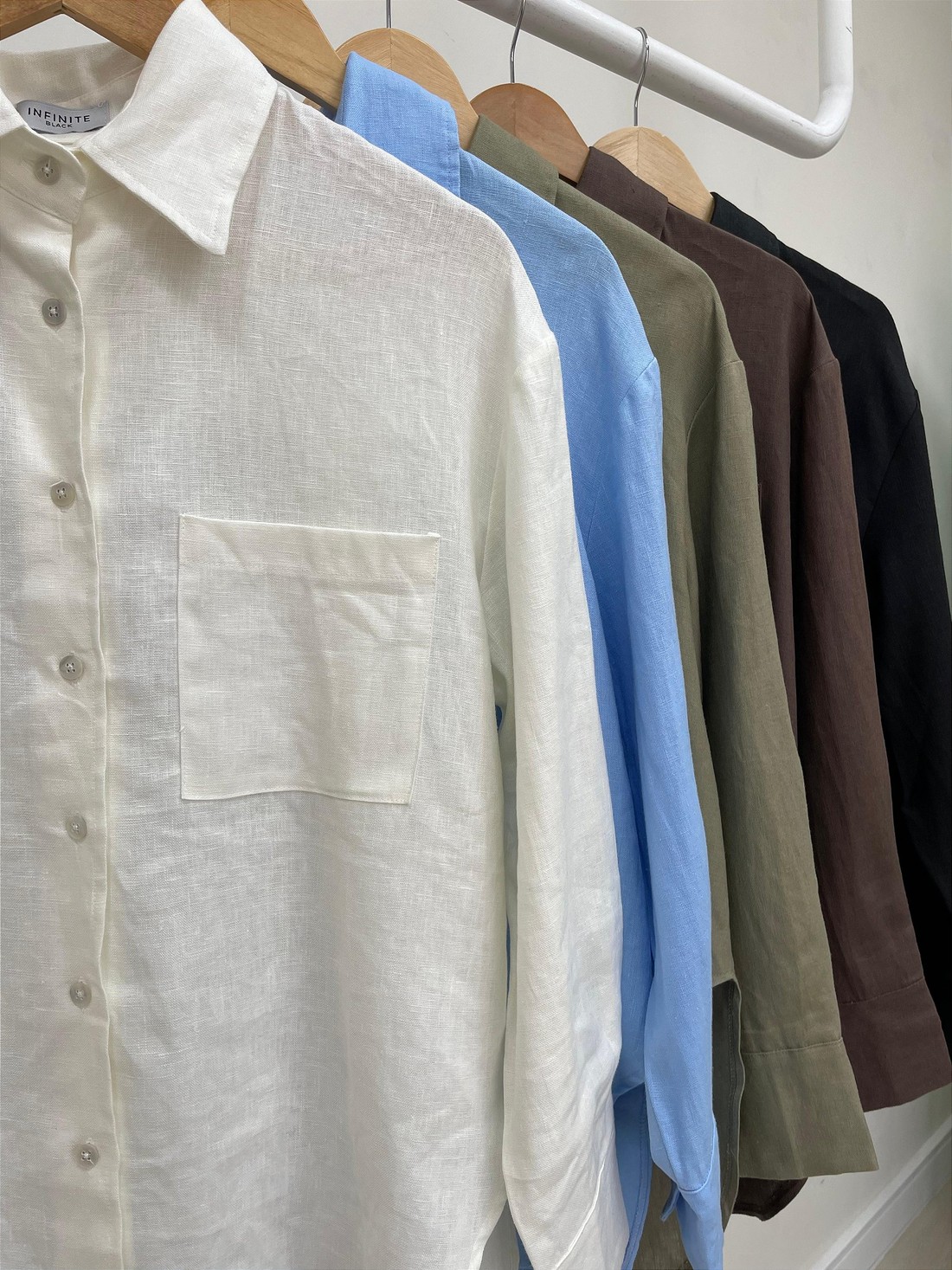 Camisa de linho Bethany Camisa de linho Bethany