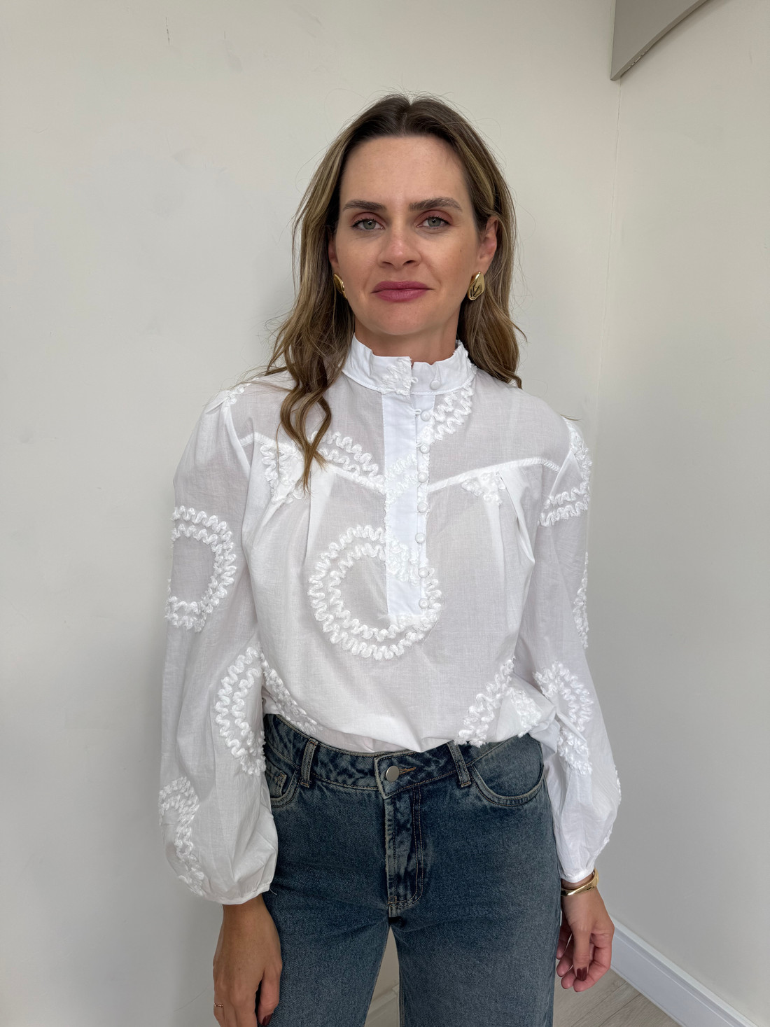 Bata Bordada Melissa