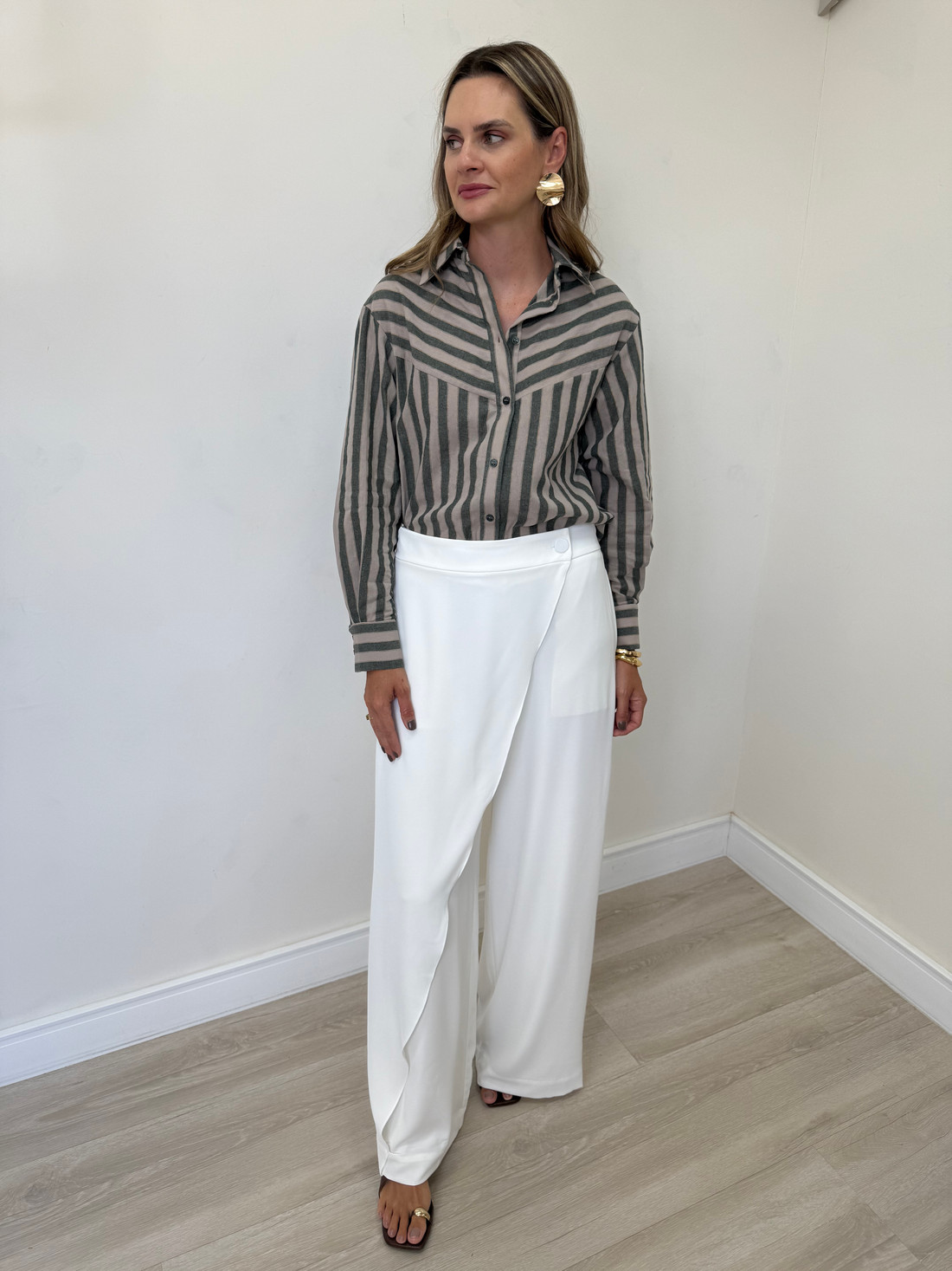 Camisa Listrada Dalila Camisa Listrada Dalila