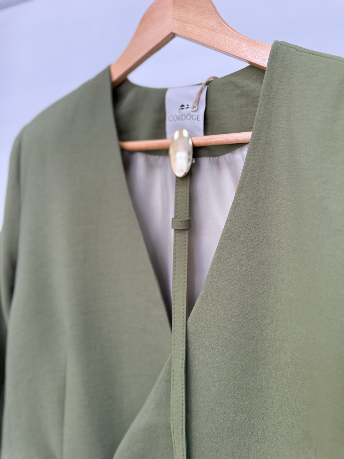 Blazer com Cinto Forrado Irina