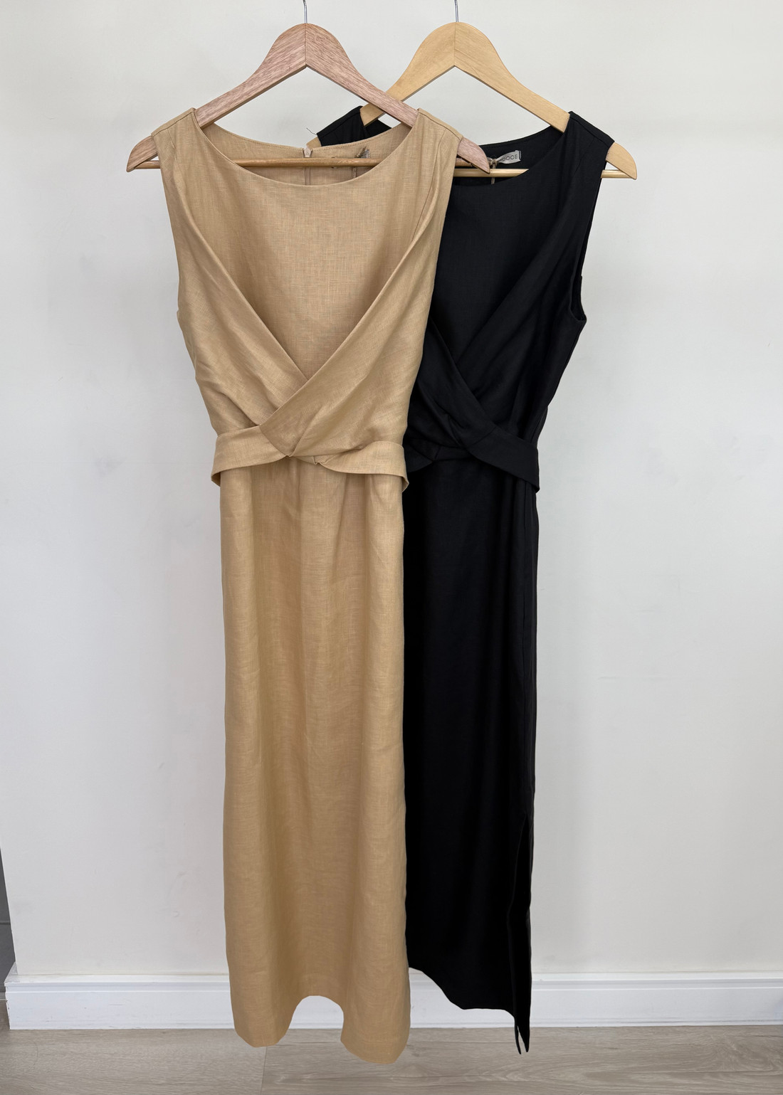 Vestido de Linho com Transpasse Louise Vestido de Linho com Transpasse Louise