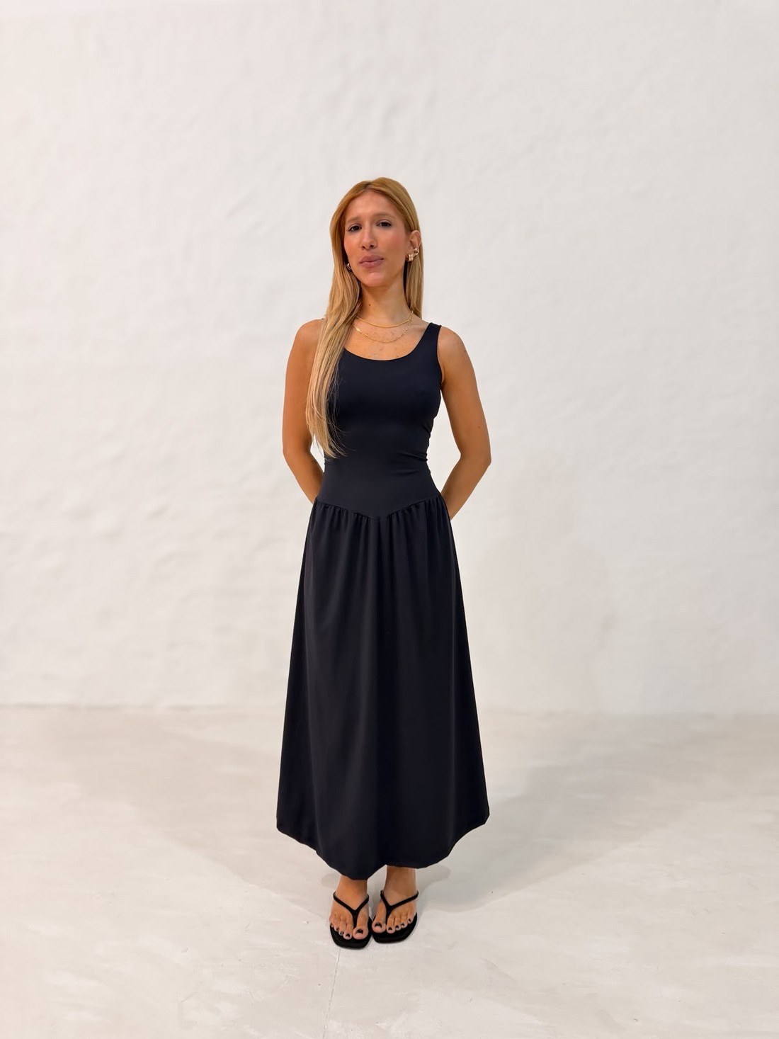 Vestido Joaquina cor preto Vestido Joaquina cor preto