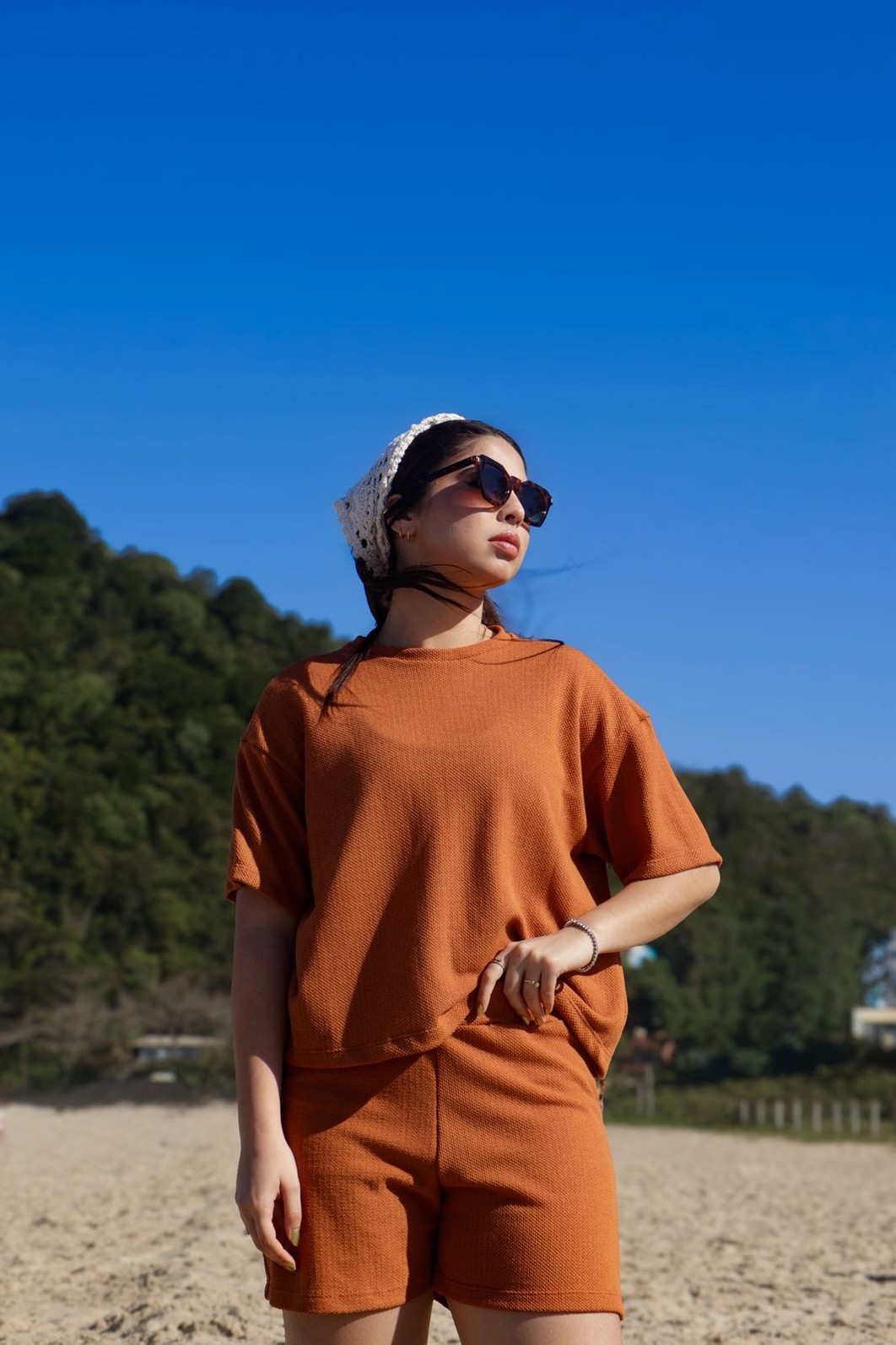 Conjunto feminino Melissa cor caramelo (malha menegotti heritage) Conjunto feminino Melissa cor caramelo (malha menegotti heritage)