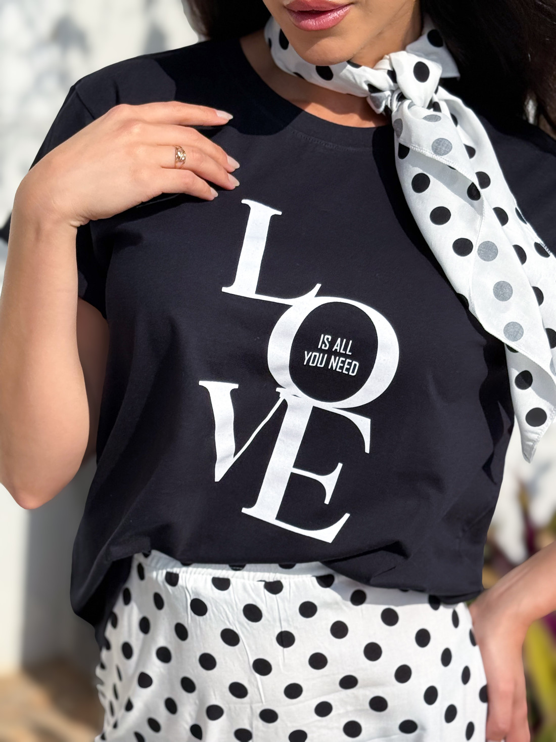 Camiseta T-shirt Ana flavia cor preto