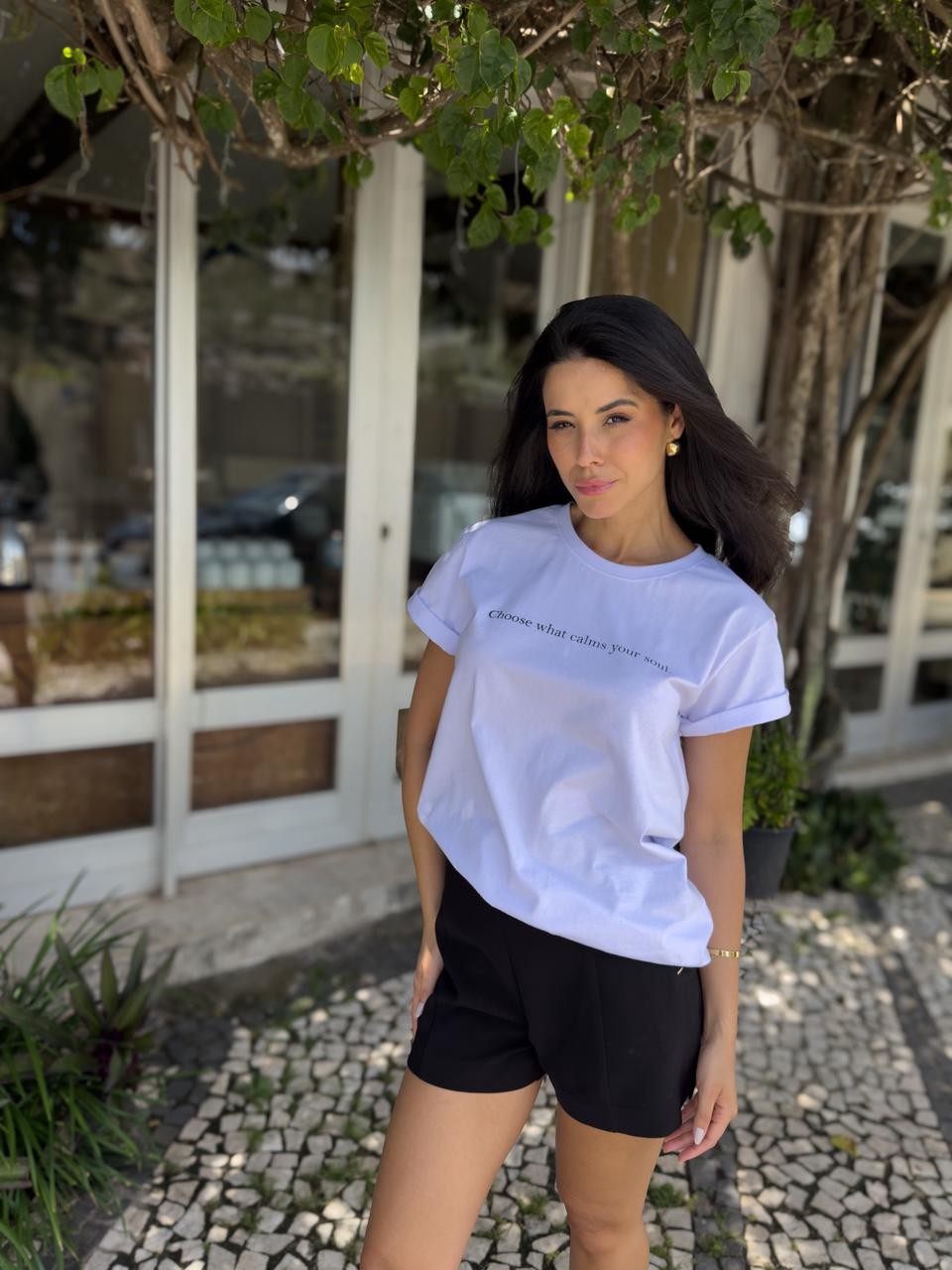 T-shirt Feminina Soul Cor branco