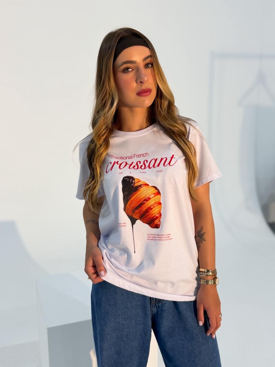 T-shirt Feminina Priscila Cor Branco