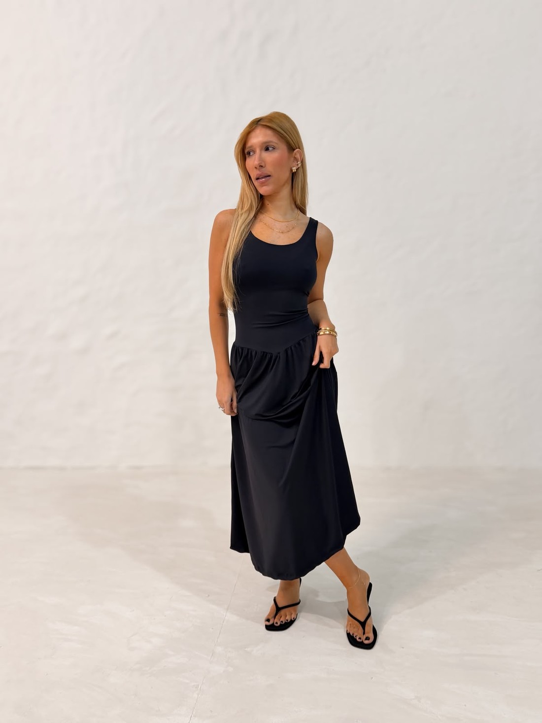 Vestido Joaquina cor preto Vestido Joaquina cor preto