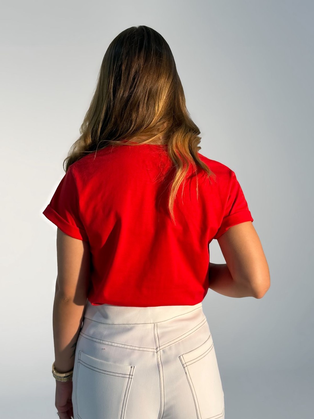 T-shirt Feminina Lara Cor Vemelha