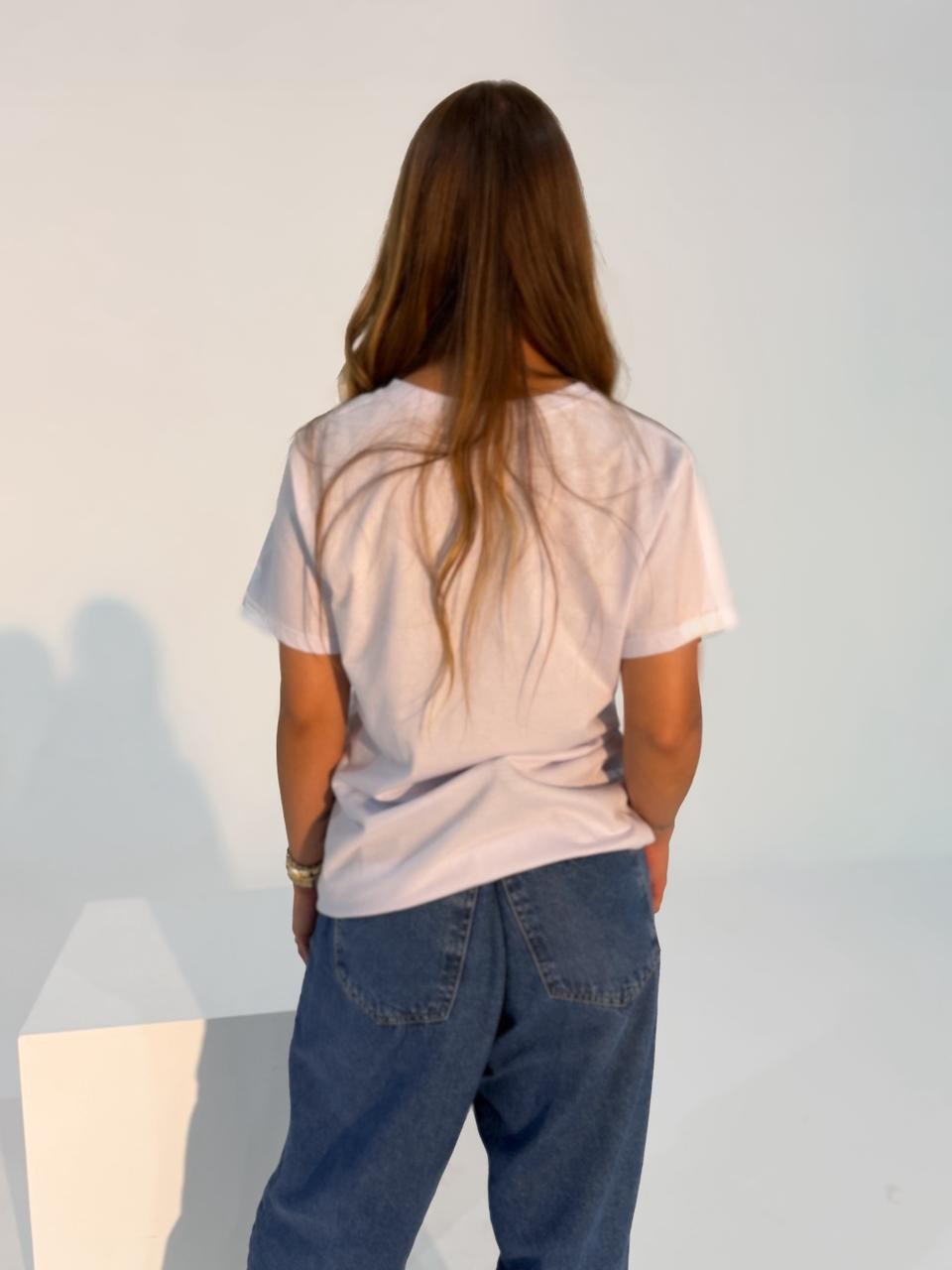 T-shirt Feminina Priscila Cor Branco