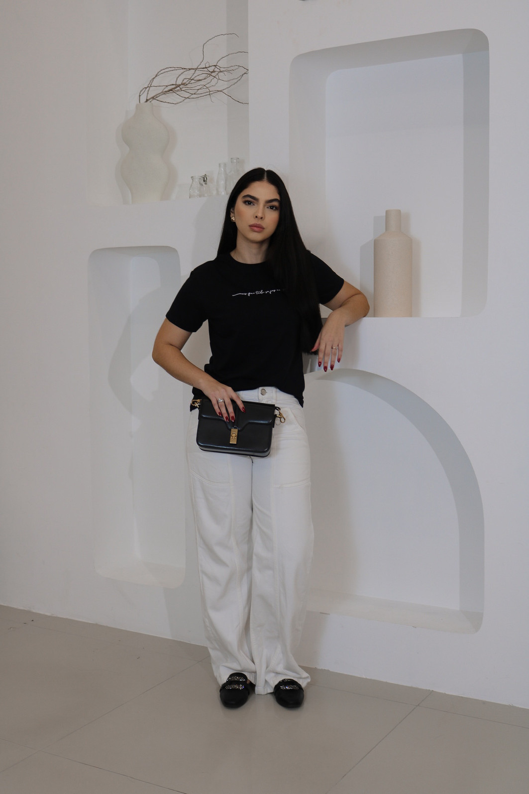 T-SHIRT AURORA PRETO