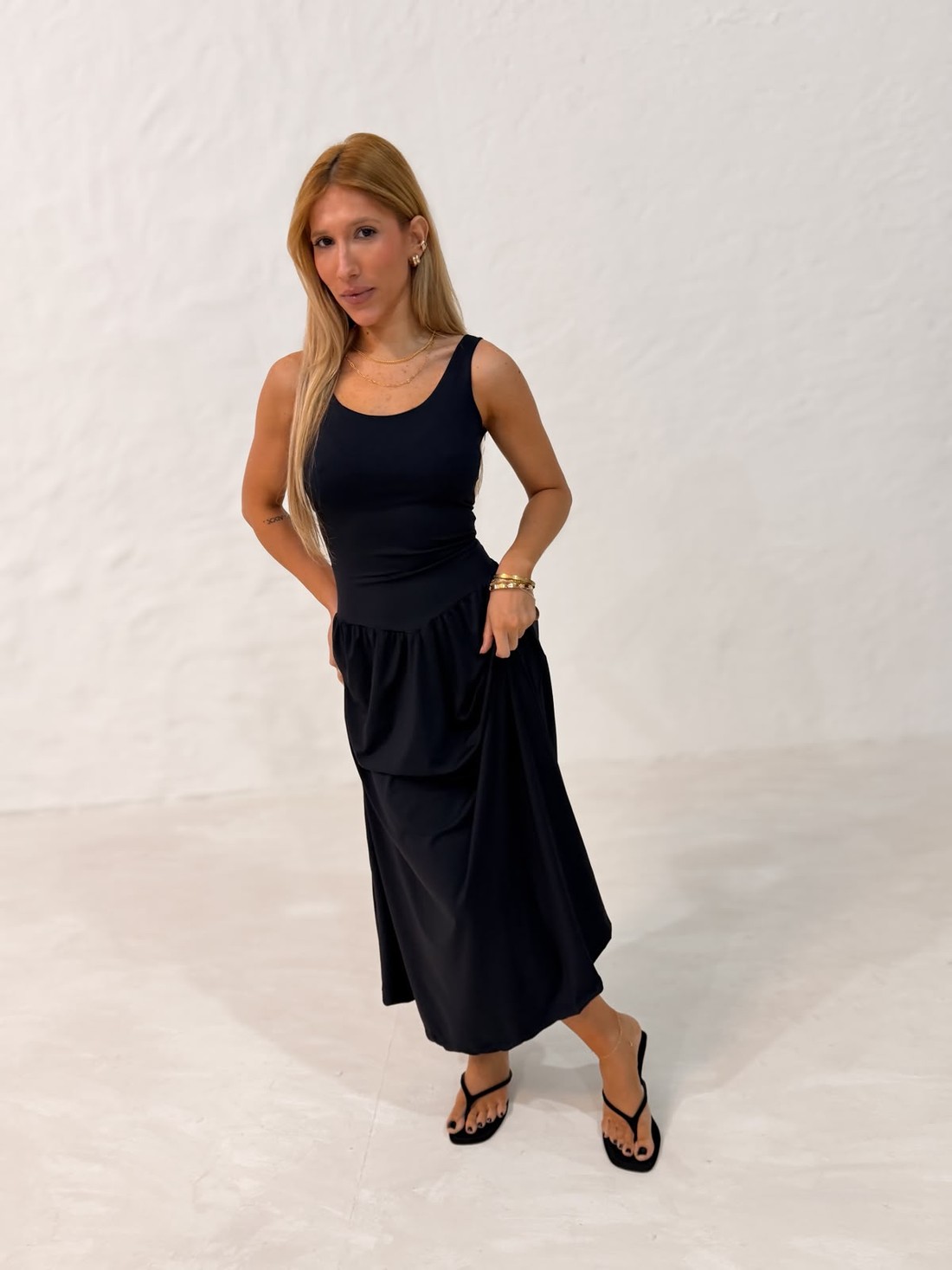 Vestido Joaquina cor preto Vestido Joaquina cor preto