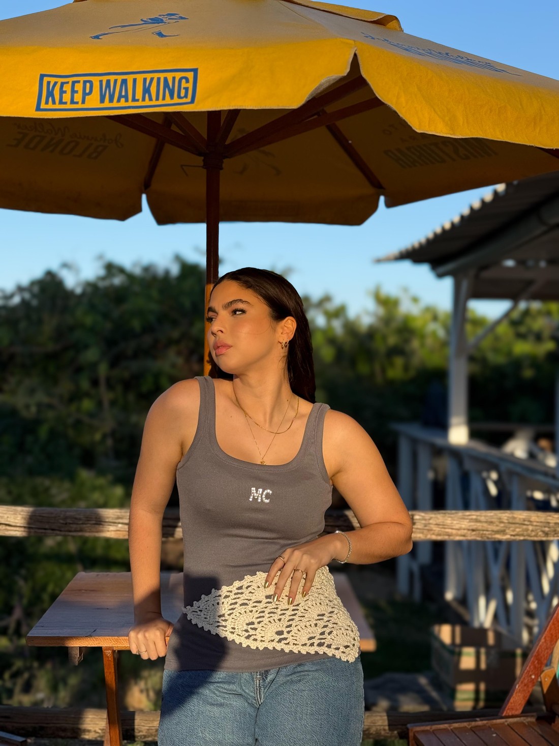 Regata Feminina De Ribana Cor Chumbo