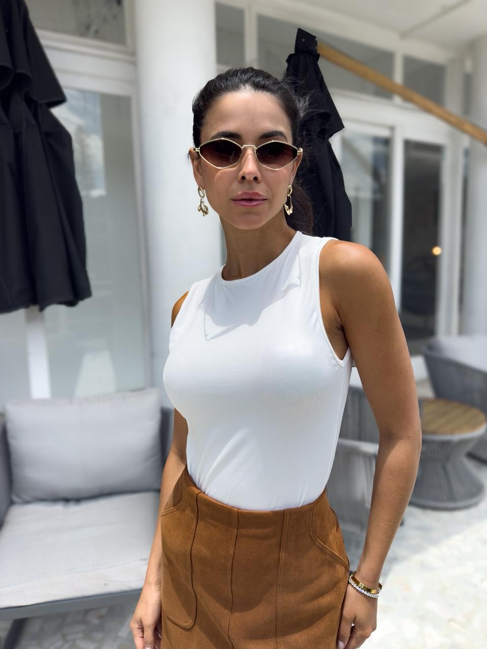 Body Feminino Modal Off White Body Feminino Modal Off White