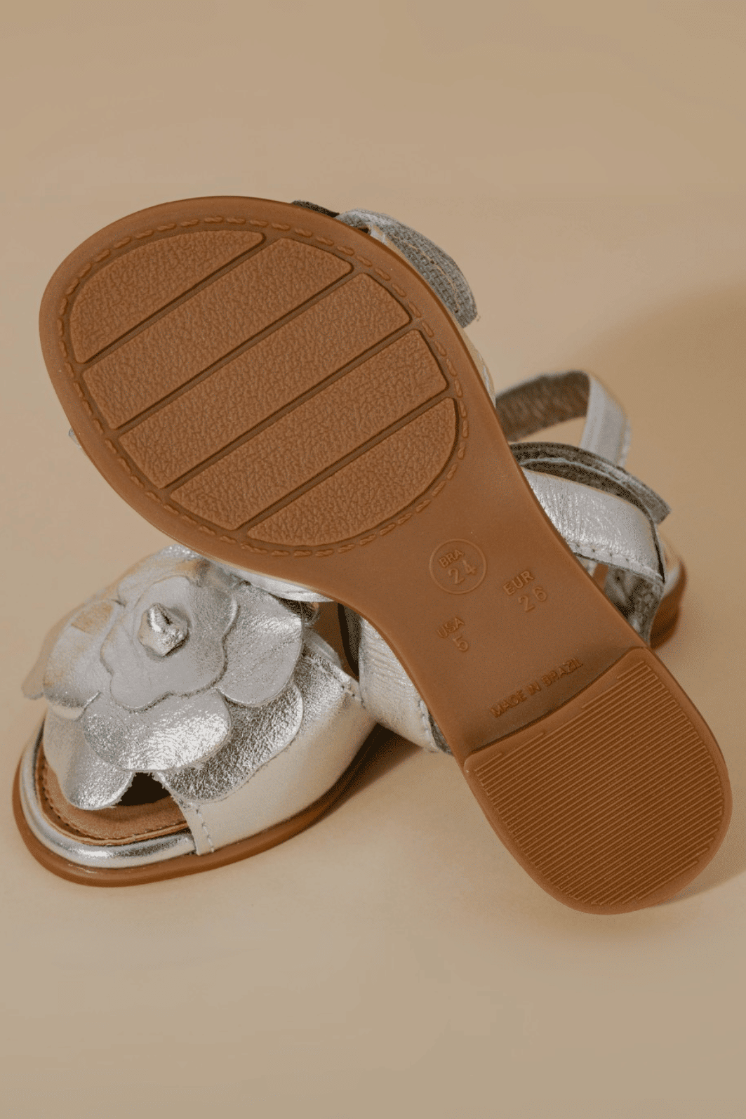 SANDÁLIA INFANTIL MARIA FLOR PRATA SANDÁLIA INFANTIL MARIA FLOR PRATA