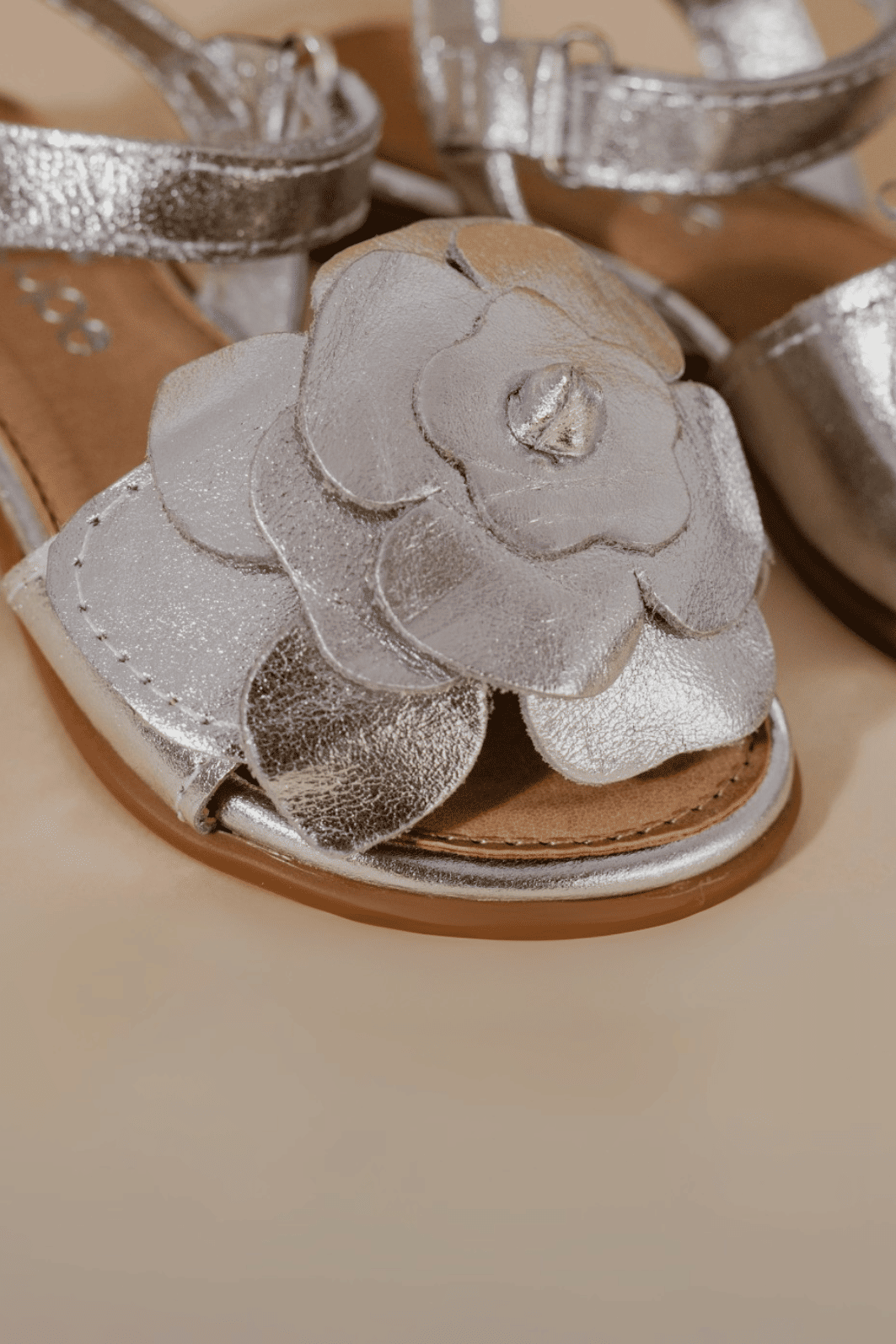 SANDÁLIA INFANTIL MARIA FLOR PRATA SANDÁLIA INFANTIL MARIA FLOR PRATA