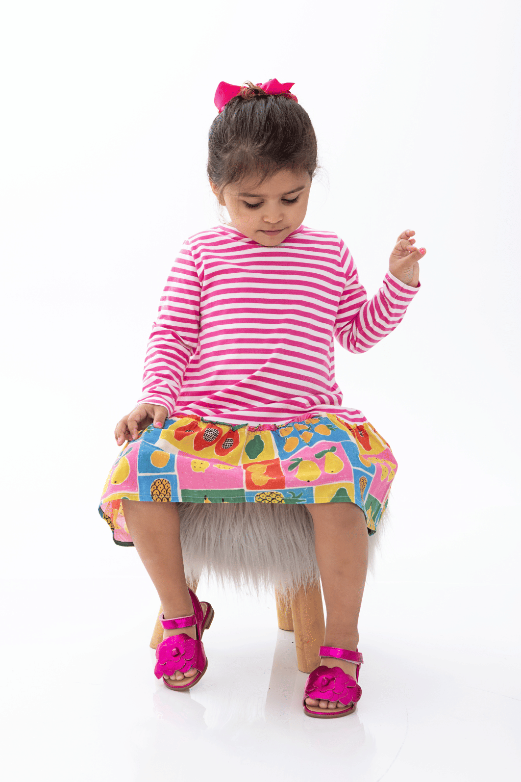 SANDÁLIA INFANTIL MARIA FLOR ROSA PINK METALIZADO SANDÁLIA INFANTIL MARIA FLOR ROSA PINK METALIZADO