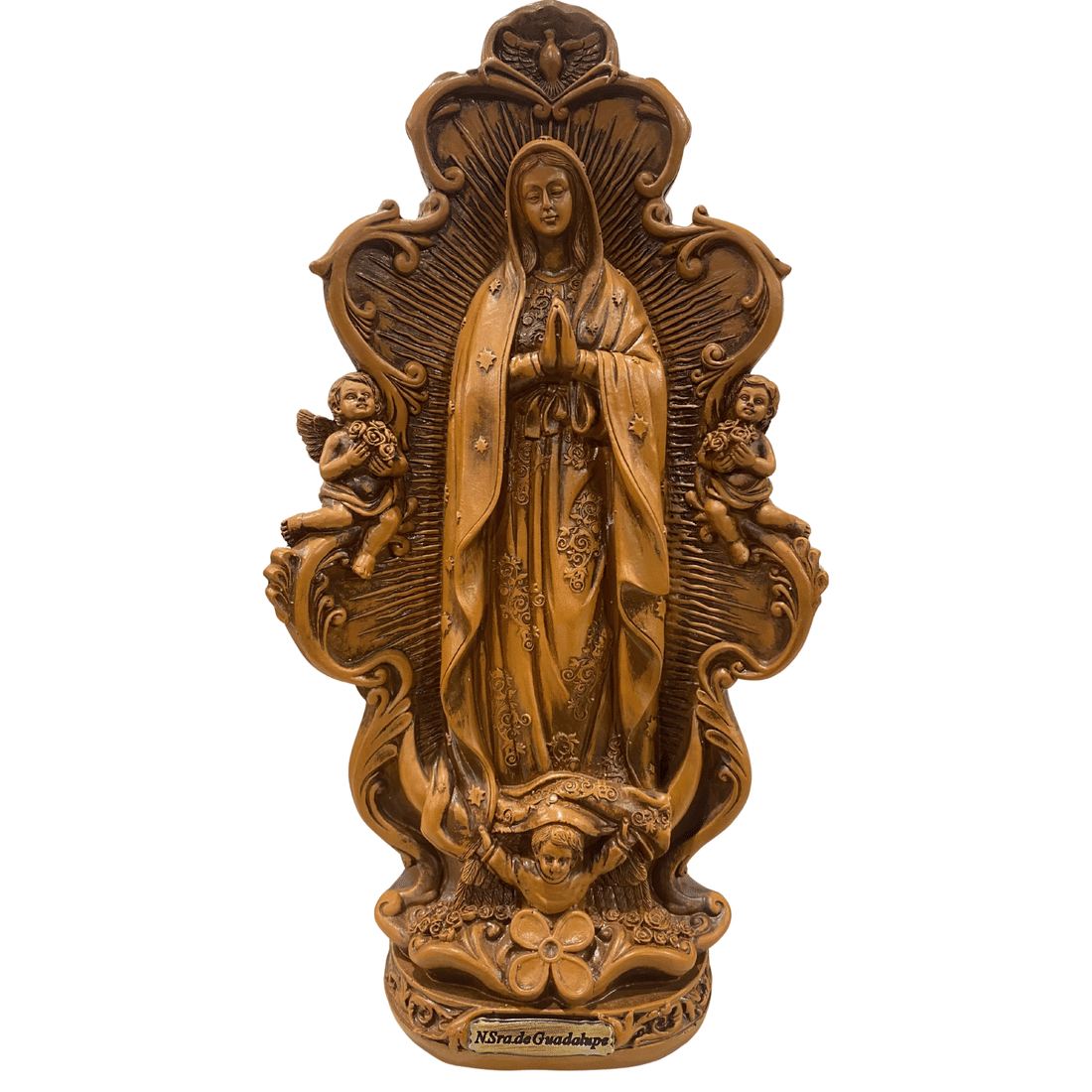 Imagem de Nossa Senhora de Guadalupe de Resina 30 cm Imagem de Nossa Senhora de Guadalupe de Resina 30 cm
