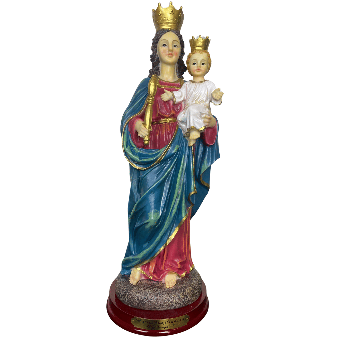 Imagem de Maria Auxiliadora de Resina 32 Imagem de Maria Auxiliadora de Resina 32