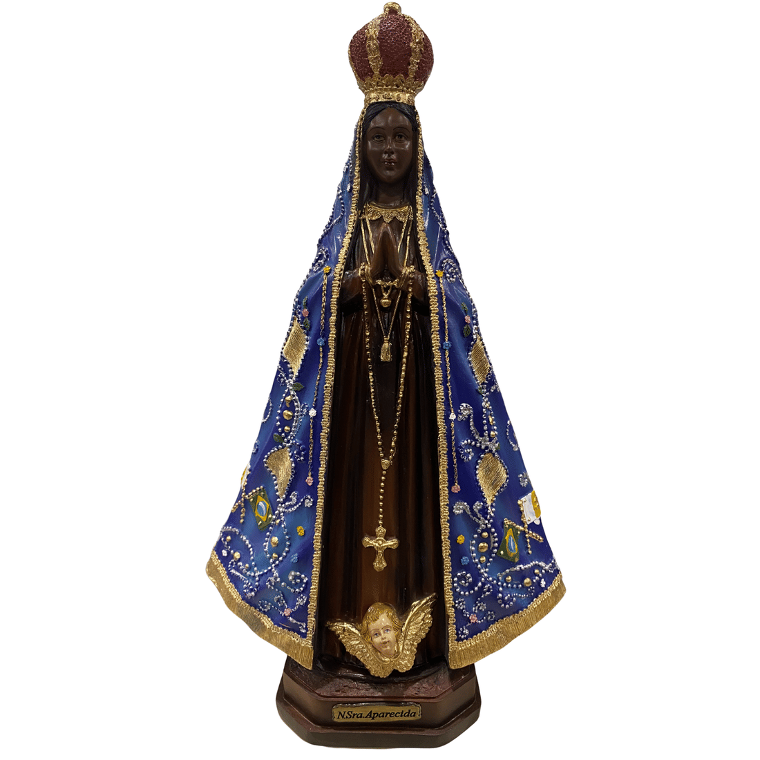 Imagem de Nossa Senhora Aparecida de Resina 33 cm