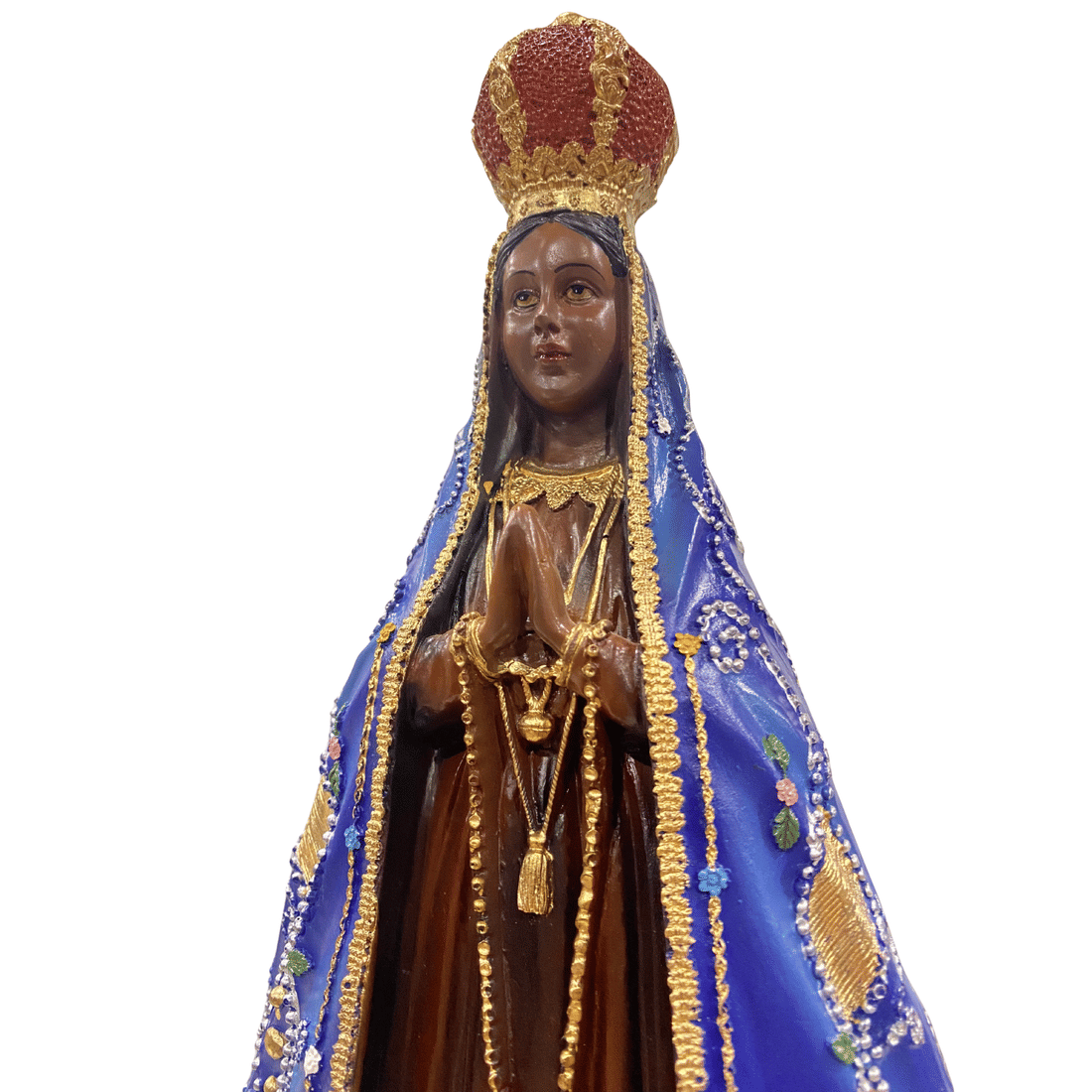 Imagem de Nossa Senhora Aparecida de Resina 33 cm