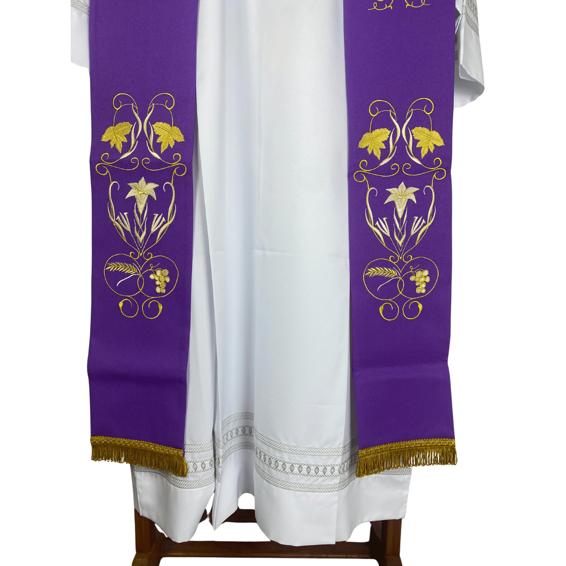 Estola Sacerdotal Bordada Tamanho M