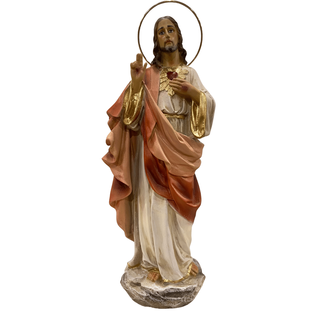 Imagem do Sagrado Coração de Jesus de Resina 26 cm