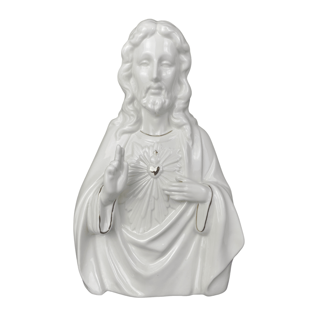Imagem do Sagrado Coração de Jesus de Porcelana 30cm