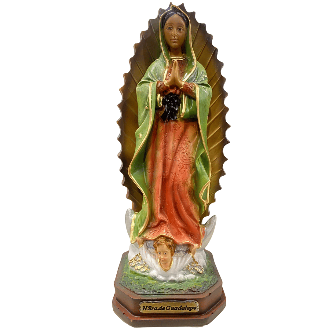 Imagem de Nossa Senhora de Guadalupe Resina de 23 cm