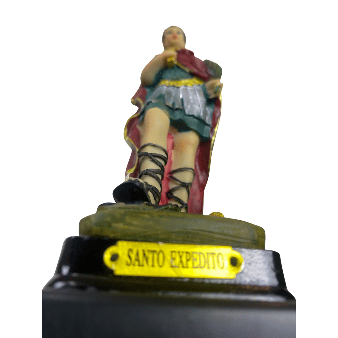 Imagem de Santo Espedito de Resina 16cm Imagem de Santo Espedito de Resina 16cm