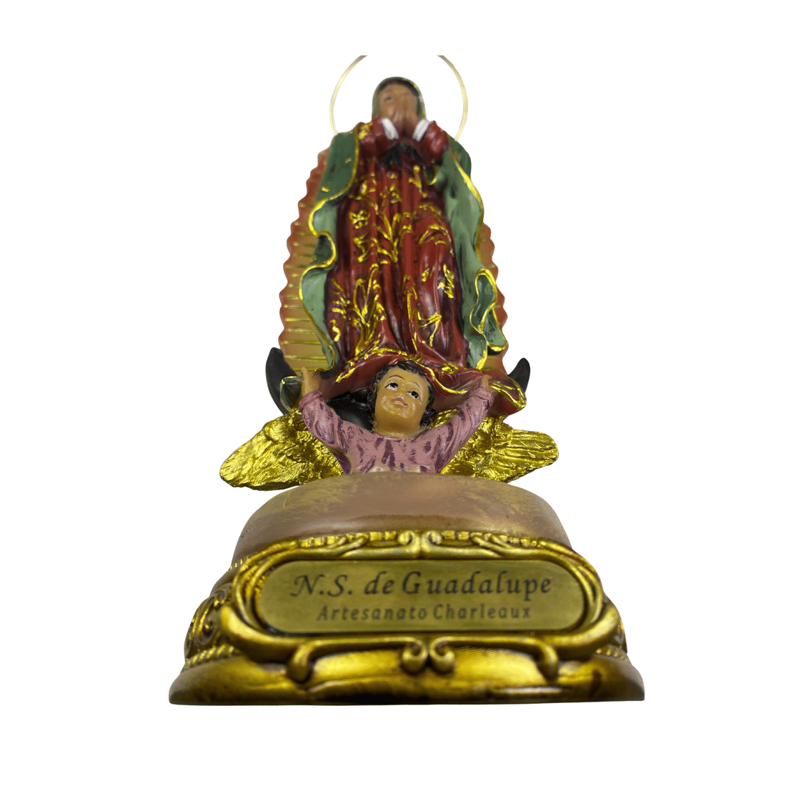 Imagem de Nossa Senhora de Guadalupe Resina Importada 30 cm