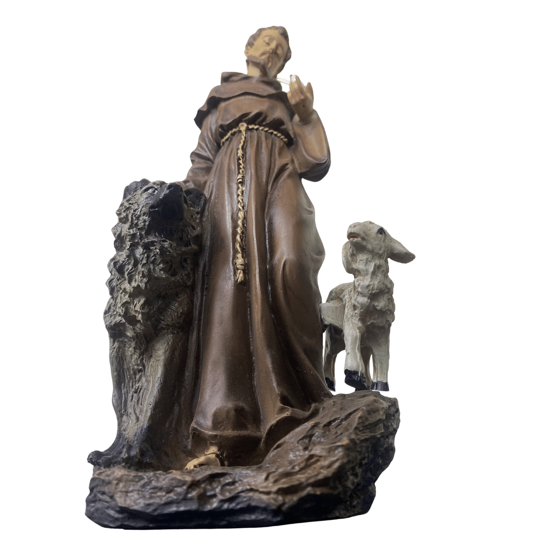 Imagem de São Francisco de Resina 24cm Imagem de São Francisco de Resina 24cm