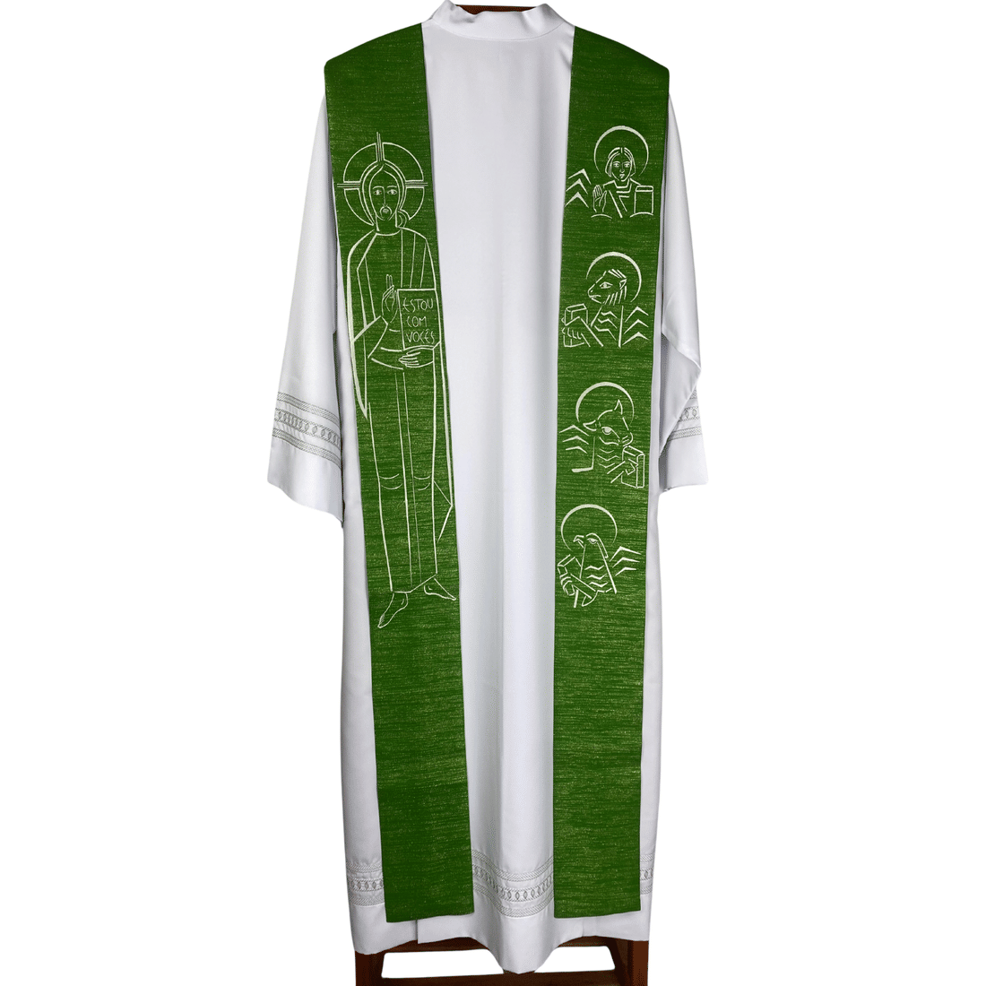 Estola Sacerdotal Bordada Tamanho M