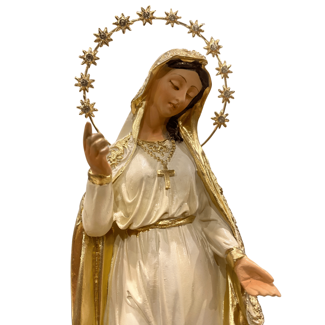 Imagem de Nossa Senhora de Fátima de Resina 33 cm