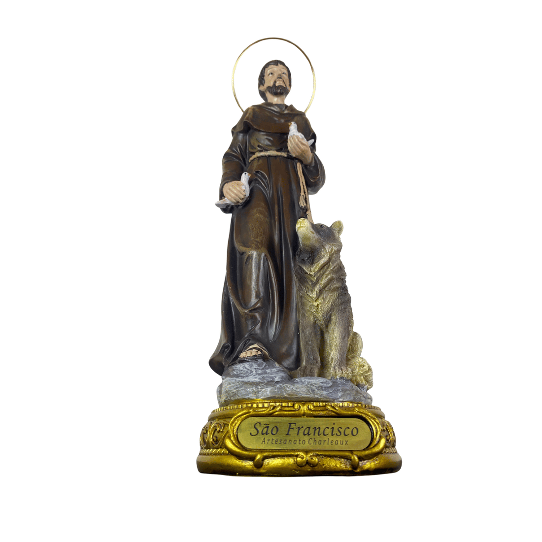 Imagem de São Francisco de Resina Importada 30 cm